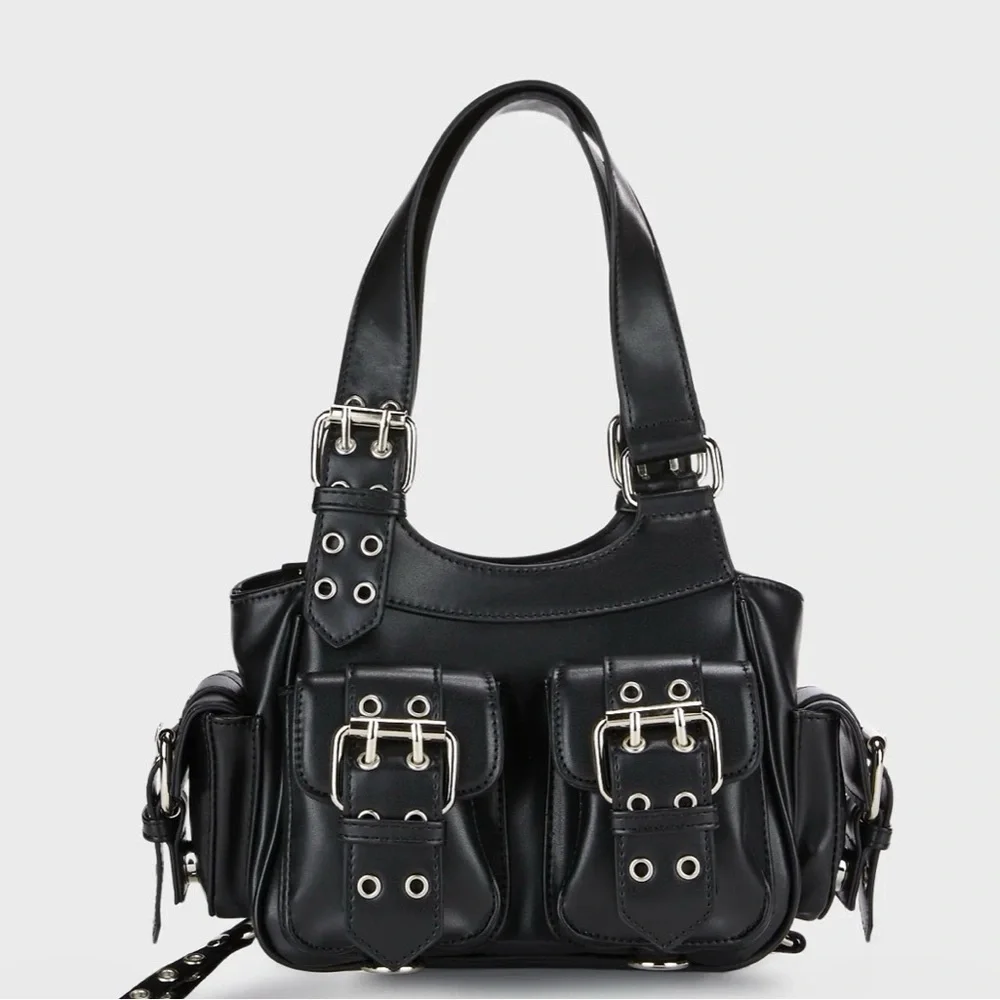 Doll Kill Current Mood buckled grommet bag - Picture 9 of 9